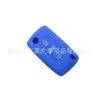 Adecuado para carcasa de llave Peugeot 307/408, cubierta de silicona para llave de coche Citroen C5C4 tipo plegable de 3/2 botones