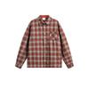Camisa de Cuadros Americana Ouswe Trendyy para Hombre de Manga Larga Casual Holgada Franela a Cuadros Chaqueta Camisera Rc81