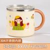 Taza de Café Aislada de Doble Capa para Regalo con Asa Removible, Creativa Taza de Acero Inoxidable 304 de Aspecto Elegante con Tapa