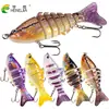 Nuevo señuelo minnow multi-sección de Hengjia, cebo hundible multi-sección, señuelo artificial minnow de dos secciones, cebo duro especializado para trucha