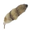 Suministros del Fabricante Cola Pequeña de Piel de Zorro Colgante de Cola de Zorro Bolsa Colgante de Cola de aproximadamente 20-25 cm de Largo