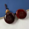 Llavero de Carvado Bodhi de Caramelo Toffee de Frijol Pacífica Adorno de Mano de Semilla de Jaboncillo para Hombres y Mujeres