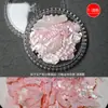Decorações para Unhas Artísticas em Fragmentos de Concha Naturais Ultra Finos Estilo Japonês Fantasia da Baía de Bohai Coloridos Fragmentos de Abalone Finas Decorações Brancas para Unhas