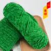 Chenille Veludo Dourado Bola de Lã Grossa Linha Chapéu Cachecol Camisola Boneca Crochê Gancho Sapatos DIY Material Tecido Saco