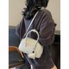 Bolsa Pequeña Popular de Color Sólido para Mujer 2025 Otoño Nuevo Estilo de Moda Bolso Cruzado Trabajo Exquisito Bolso Almohada para Viajar