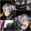 Producto Nuevo Transfronterizo Tume Se Puede Enviar con Etiqueta Adjunta, Funda de Almohada para Coche con Lindo Diseño de Huella de Pata, Decoración para Coche Funda de Almohada Todo Incluido