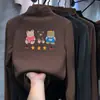 Y2033# Camiseta Térmica de Fleece Masculina, Feminina e Infantil Outono e Inverno Gola Meia Alta Manga Longa Jaqueta Quente para Crianças Médias e Grandes Tendência