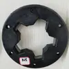 Cepillo de Disco para Fregadora de Piso Universal Accesorios de Disco de Aguja Hebilla Barredora Comercial Cepillo de Alambre de Acero Cepillo de Disco Redondo Portacepillos de Aguja para Piso
