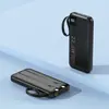 Viene con su propio cable, carga súper rápida, power bank certificado 3C, fuente de alimentación móvil de gran capacidad de 20000 mAh, personalizado Kc Transfronterizo