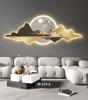 Pintura Decorativa de LED de Luxo Moderno para Sala de Estar Pintura Paisagística de Alce de Alto Padrão Pintura para Pendurar na Parede de Fundo do Sofá