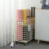 Estante para Guardar Esterillas de Yoga, Cesta Plegable para Ropa Sucia, Organizador Móvil para Rodillos de Espuma, Cesta para Equipo de Fitness, Almacenamiento y Transportable