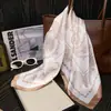 Pañuelo de Seda de Puntos, Estilo Coreano de Alta Gama Versátil Falso Seda 70cm Pañuelo Pequeño, Fajín Decorativo, Lazo para el Cabello, Pañuelo para la Cabeza, Pañuelo para el Cuello