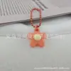 Ins Cor Fofa Flor Cor Doce Cor de Tinta Corrente de Contas Bolsa Fresca Pendente Chaveiro Macaron