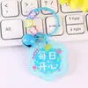 Llavero Creativo Inspirador para Estudiante Llavero Lindo Colgante de Campana Colgante de Acrílico para Bolsa Pequeño Regalo