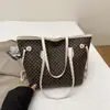 Bolso Tote de Textura Impresa de Gama Alta para Viajes, Bolso de Hombro para Debajo del Brazo, Estilo Retro Europeo y Americano para Mujer, Nuevo de Moda 2026, Gran Capacidad