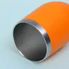Transfronterizo Nuevo Taza Huevo 12oz Termo Acero Inoxidable 304 Mini Forma de U Taza Huevo Portátil Taza de Agua para Coche
