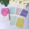 Patches Hidrocolóides Coloridos para Acne com Combinação de Estrela e Coração, Patches para Acne de Pele Artificial, Patches para Acne Invisíveis em Caixa, Atacado Transfronteiriço