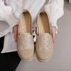 26 Zapatos Planos de Pescador Transpirables de Moda Estilo Verano Nuevo Zapatos Casuales Perezosos Suela Suave Cómodos Zapatos Individuales para Mujer