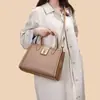 Popular Bolso de Hombro Versátil de Invierno, Bolso de Mano, Bolso Cruzado, Nuevo Set de Moda de Múltiples Piezas, Bolso Grande Tejido