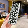 Funda para Teléfono Móvil Estampado de Leopardo Negro 18Pm Iphone16 Exportación Más Vendida Anti-Caídas Transparente Apple 17 Carcasa Blanda Cubierta Protectora