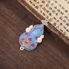 Novo Ornamento Pendente de Bordado Dupla Face de Abóbora e Cavalo em Brocado Song Estilo Chinês DIY Pulseira Pingente Acabado Acessório Venda por Atacado