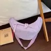 Bolso de Hombro de Moda y Único Nuevo Otoño 2026, Diseño de Nicho, Bolso Cruzado Simple y Texturizado Casual tipo Dumpling