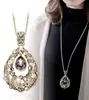 Collar minimalista de estilo coreano extraíble, acero de titanio de alta gama, cadena para suéter no descolorante para mujer, accesorio de ropa simple y moderno para otoño e invierno