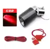 Agita la misma lámpara de cola luminosa que escupe fuego del mismo estilo con tubo de escape de coche de lámpara modificado de fibra de carbono resistente a altas temperaturas lámpara de llama universal