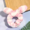 Dúo Ling Bo Lunares Estampado Leopardo Orejas de Conejo de Felpa Accesorios para el Cabello Estilo Coreano Lindo Dulce ins Rojo de Internet Titular