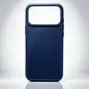 Adecuado para Funda de Teléfono Apple 17 con Ranura y Recubrimiento de Resina, Cubierta Protectora iPhone 18 Pro Max, Material de Cuero de PC+TPU para iPhone 15