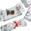 Esquí Anciano Iglú Papel de Regalo de Navidad Hojas de Acebo Fruta Roja Papel de Seda Papel de Pera Nieve Colorida Plegable