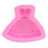 Molde de Silicona para Faldas, Vestidos sin Tirantes, Vestidos de Novia, Vestidos de Noche, Vestidos de Princesa, Molde para Decoración de Pasteles de Chocolate Fondant