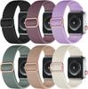 Adecuado para Correa Apple Ultra2 Se/4/5/6/7/8 Banda Elástica de Nailon iWatch 49mm Correa de Hebilla Grande