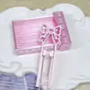 Bolígrafo de cuentas de doble aguja 2.6 mm cuenta pequeña ahorrador de mano mariposa bolígrafo de 60 cuentas herramienta de cuentas DIY bolígrafo de cuentas