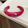 Pulsera Redonda de Acrílico Deslavada Macaron, Moderna, Sencilla y Versátil, Pulsera de Nicho de Gama Alta para Mujer