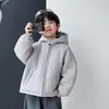 Ropa de Otoño e Invierno para Niños Chaqueta Acolchada de Terciopelo Plus 2026 Nuevo Estilo Coreano Chaqueta de Algodón Gruesa Ligera para Bebé Niño