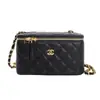 Mini bolso para labiales para mujer, bolso pequeño tipo caja estilo Chanel con cadena de rombos, bolso cruzado decorativo versátil