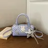 Bolsa Saco Poá Estilo Coreano Feminina 2026 Nova Fofa Desenho Animado Bolsa de Ombro Versátil Casual Bolsa Transversal Bolsas Transfronteiriças