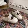 Zapatos de Frijol Estilo Coreano para Niñas, Nuevo Modelo Primavera 2026, Zapatos de Cuero para Niños, Zapatos Dulces de Princesa con Suela Suave para Bebé