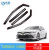 Comercio exterior para la nueva cubierta de ventana de Toyota Camry Camry lluvia negra incrustada protector de lluvia para coche