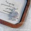 Plata Pura 999 Plata de Ley Lingote de Fortuna Giratorio Candado de Seis Caracteres Mantra Candado de Longevidad Antigua Borla Candado de Fortuna Nuevo Estilo Chino