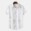 Camisas Masculinas de Manga Curta Verão Principal Exportação de Comércio Exterior Moda Casual Camisas de Manga Curta