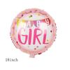 Globo de baby shower para hombre y mujer, decoración de fiesta de globos aerostáticos para bautizo de bebé, traje de globo