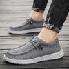 Amazon comercio exterior talla grande mocasines casuales para hombre slip-on zapatos para hombre zapatos de lona de moda zapatos populares para holgazanear para hombre al por mayor