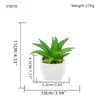 Oferta Especial do Fabricante: Plantas Suculentas Artificiais em Vasos de Cerâmica para Mesas de Escritório Internas, Pequenas Plantas Verdes em Vasos, Flores Artificiais, Plantas Suculentas em Vasos