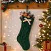 Amazon transfronterizo bolsa de regalo para calcetín de Navidad decoración arreglo de colgantes navideños suministros juego doble forma de diamante grande