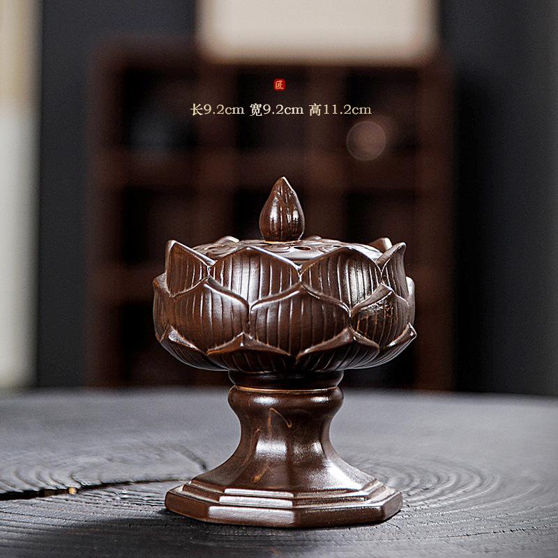 C037八宝莲花香炉