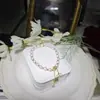 Pulseira de Pérolas de Zhuji Design Natural de Pérolas de Água Doce Irregulares Estilo Retrô Pulseira para Estudante Melhor Amigo Presente Atacado