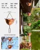 Corrente de Chuva Externa de Cobre Corrente de Drenagem de Beiral Estilo Japonês Corrente de Água da Chuva de Pátio de Villa Corrente de Desvio de Água da Calha Corrente de Água Decorativa