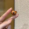 Madera de Melocotón Vieja Grano de Café Corazón de Oso Accesorios Cuentas Sueltas Juguete DIY Accesorios para Joyería Cuentas Sueltas Pulsera con Cuentas Collar